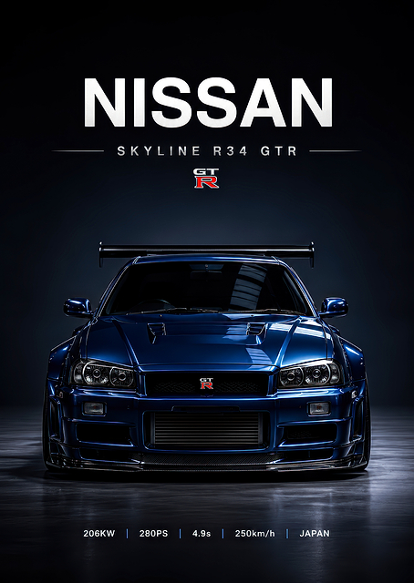 Nissan Skyline R34 GT-R / PLATINA