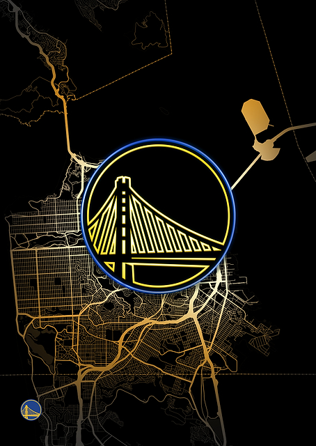 Bay Area Map: Warriors Pride / PLATINA