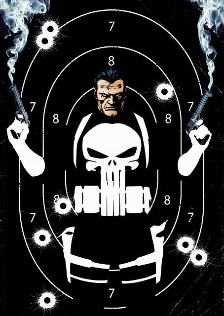The Punisher: Frank Castle Shooting Target / PLATINA