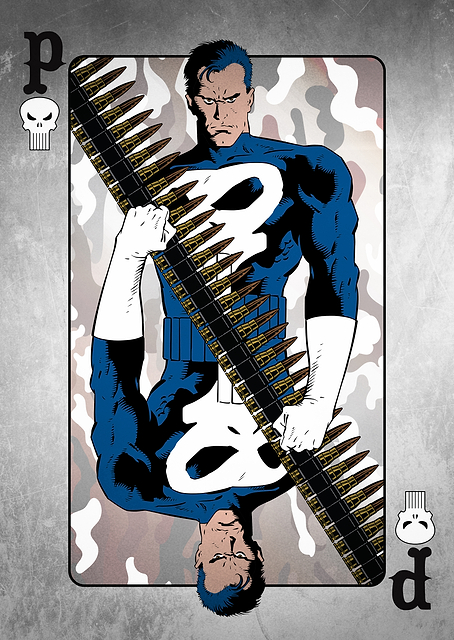 The Punisher: Punisher Playing Card / PLATINA