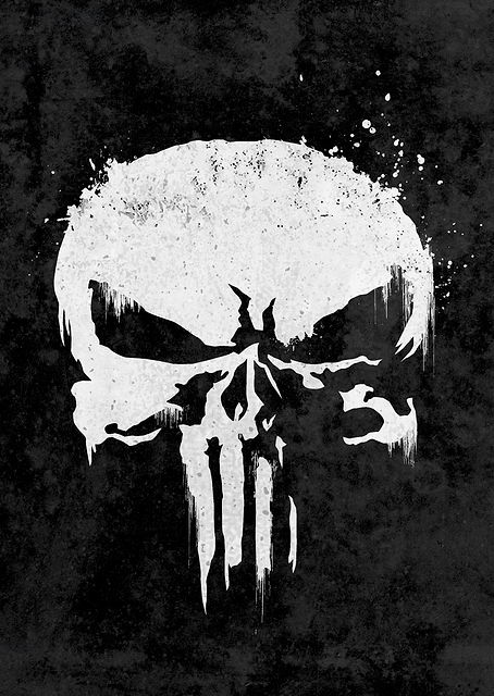The Punisher: Grunge Skull / PLATINA