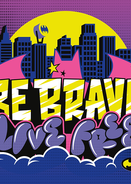Be Brave Live Free Gotham / PLATINA