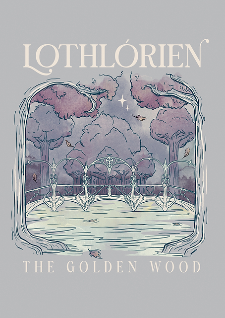 Lothlórien: The Golden Wood's Ethereal Charm / PLATINA