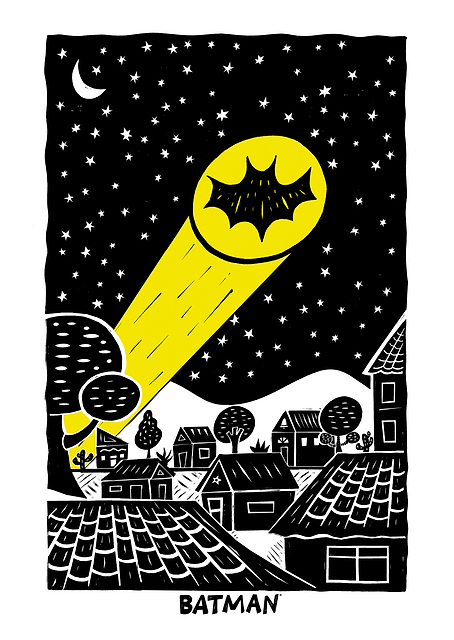 Bat-Signal Illuminates the Night / PLATINA