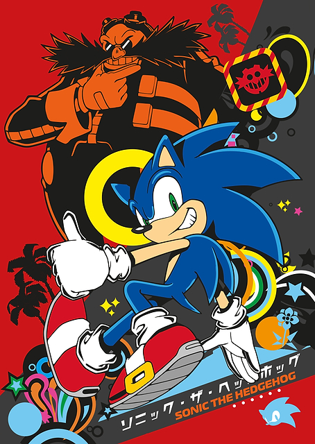 Sonic vs. Eggman: Dynamic Pop Art / PLATINA