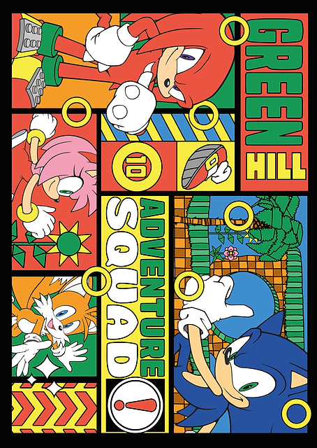 Sonic Adventure Squad: Green Hill Collage / PLATINA