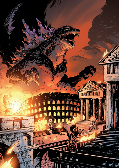 Godzilla: Ancient Rome Destruction / PLATINA