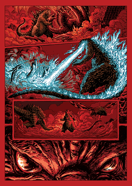 Godzilla: Toho Kaiju Battle Panels / PLATINA