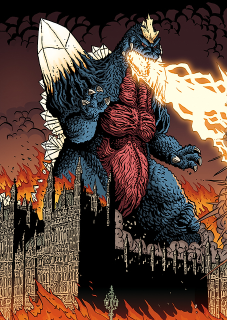 SpaceGodzilla: London Siege / PLATINA