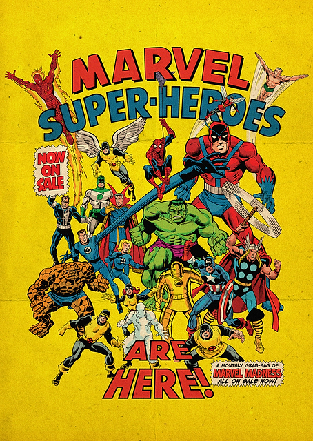 Marvel Super-Heroes Are Here / PLATINA