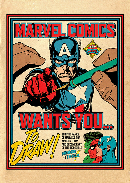 Marvel Comics Wants You... To Draw! / PLATINA