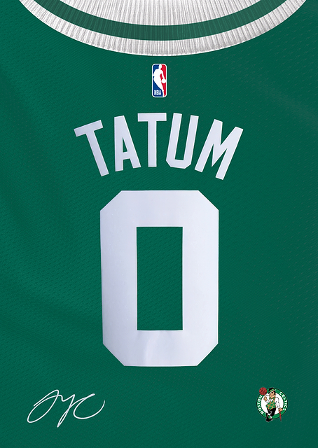 Celtics Signature Jersey- Jayson Tatum / PLATINA