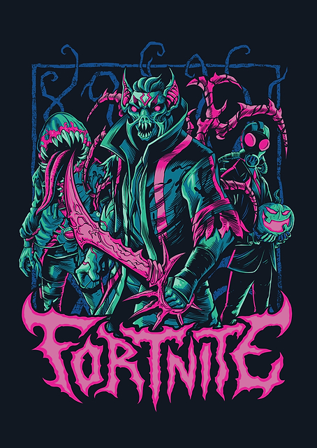 Fortnite's Neon Nightmares / PLATINA