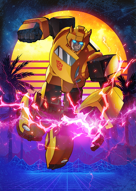 Transformers - Vaporwave Bumblebee / PLATINA