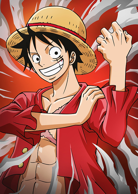 Monkey D. Luffy Epic Portrait / PLATINA
