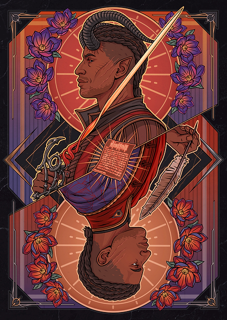 Wyll Duality Card / PLATINA