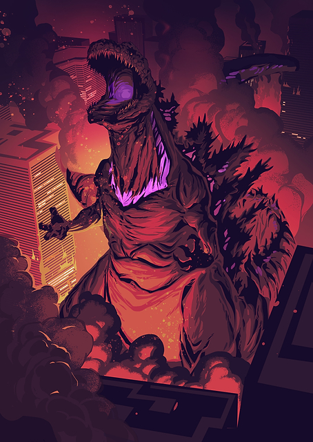 Shin Godzilla 10th Anniversary Art / PLATINA