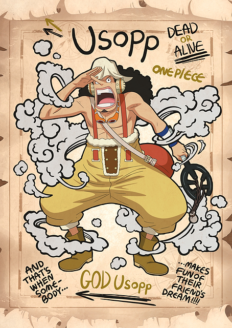 God Usopp Graphic Poster / PLATINA