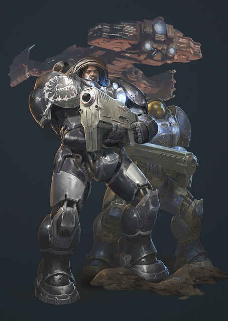 StarCraft II - Raynor Standing Tall / PLATINA