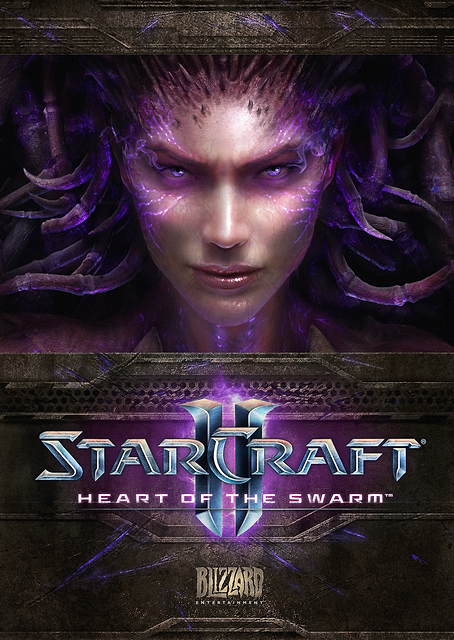 StarCraft II - Heart of the Swarm Cover / PLATINA