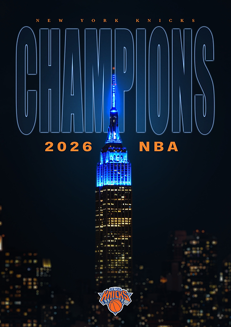 Knicks Champions: Empire State Glow / PLATINA