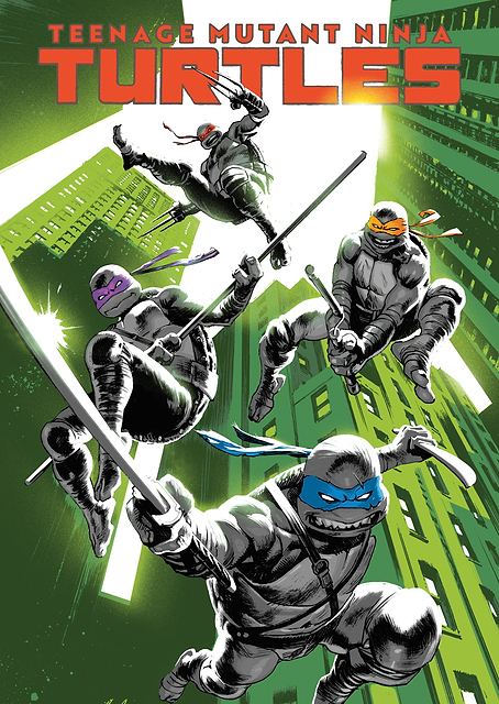 Teenage Mutant Ninja Turtles - New York City Skyline / PLATINA