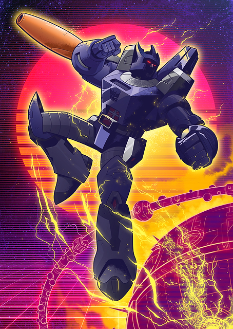 Transformers - Vaporwave Galvatron / PLATINA