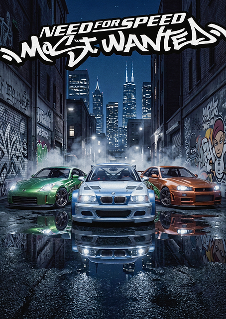 Need for Speed Most Wanted Poster / PLATINA