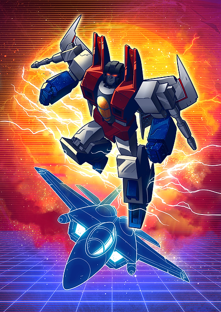 Transformers - Vaporwave Starscream / PLATINA
