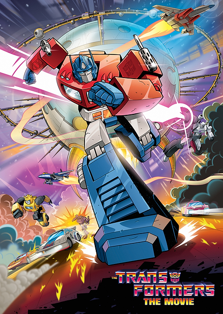 The Transformers: The Movie - Optimus Prime Charges / PLATINA