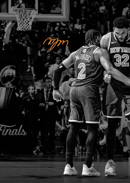 Knicks Finals Intensity: McBride and Towns / PLATINA