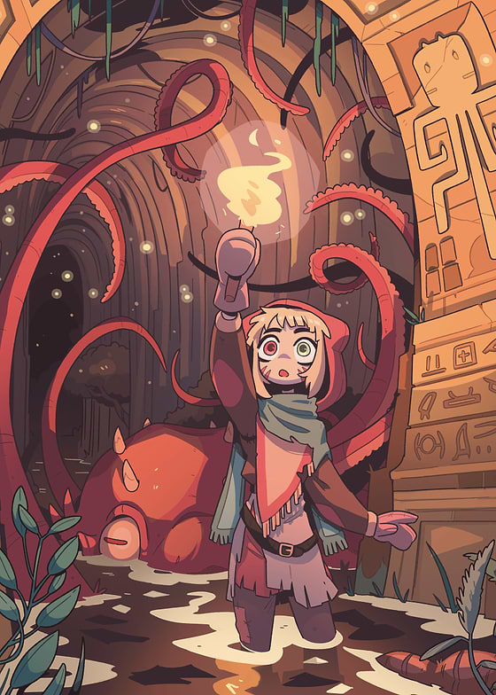 Scary octopus temple!