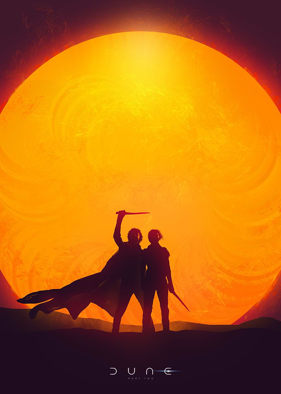 Fascinating metal poster featuring officially licensed DUNE art.