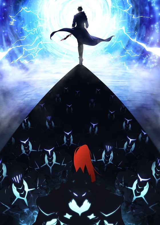 This is an Exclusive Displate Solo Leveling poster prepared specifically in collaboration with Crunchyroll for Ani-May 2025.