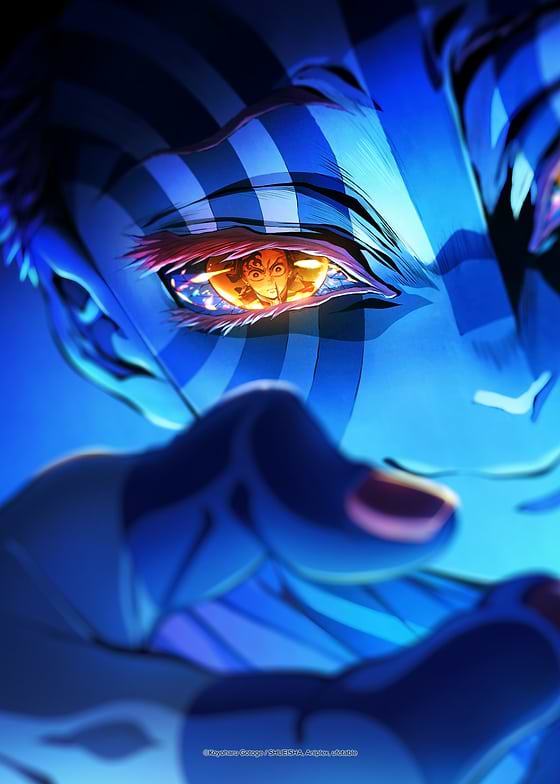 Experience the hunter's perspective with this officially licensed Demon Slayer masterpiece. This premium metal poster features a chilling, cinematic close-up of Upper Moon Three, Akaza, with a resolute Tanjiro Kamado reflected in his glowing eye. Captured on high-grade steel with a vivid, high-definition finish, this artwork brings the intense psychological drama of the movie to your home. Durable and magnetic, it is the perfect gift for any fan of the series' darker side!