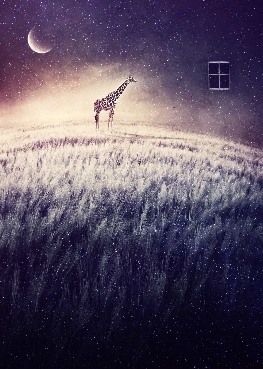 The forgotten one' Poster, picture, metal print, paint by Albulena