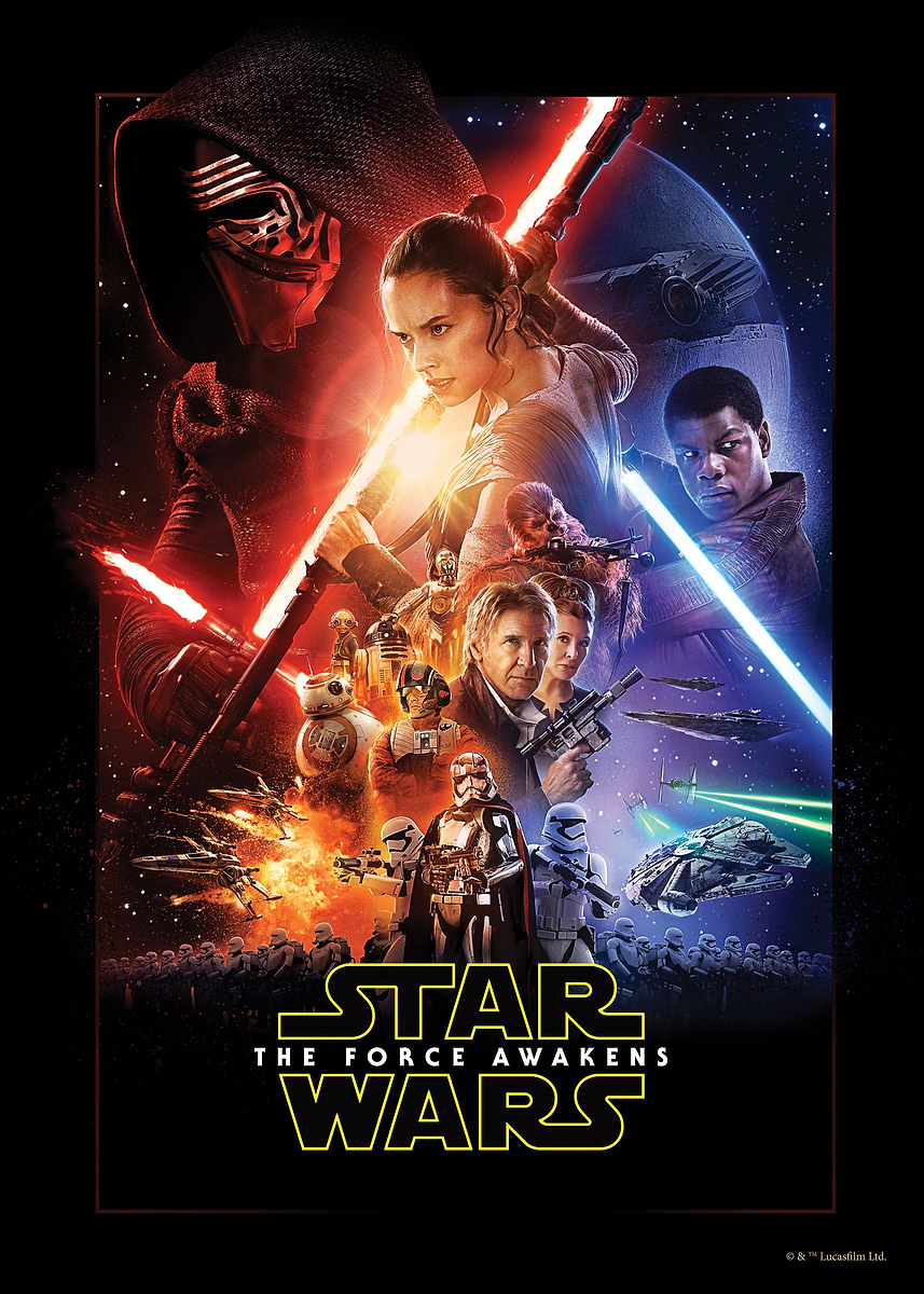 Star Wars Episode VII: The Force Awakens' Poster, picture, metal