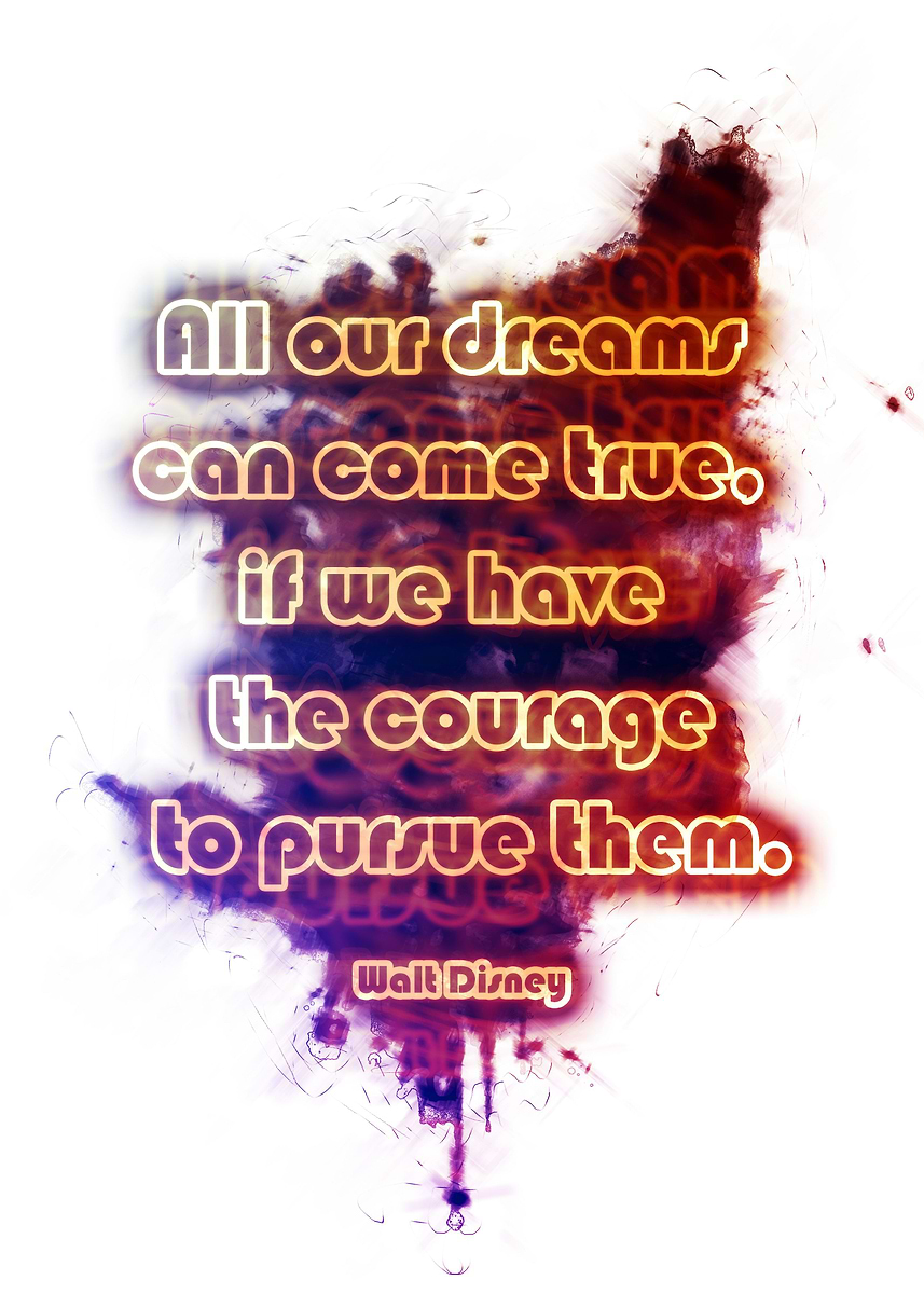 'Quote #17' Poster, picture, metal print, paint by Gab Fernando | Displate
