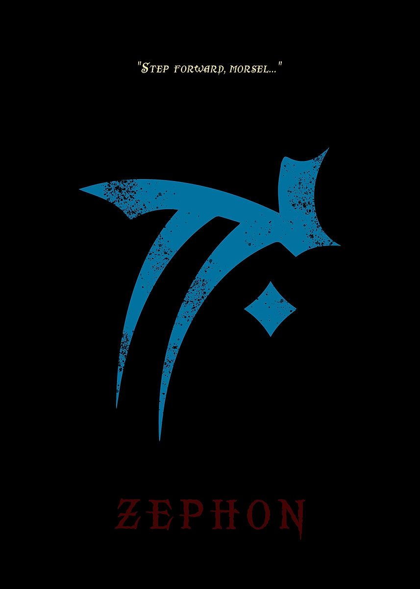 Zalphoon 'Zephon' Poster, picture, metal print, paint by Royston Malcomber ...