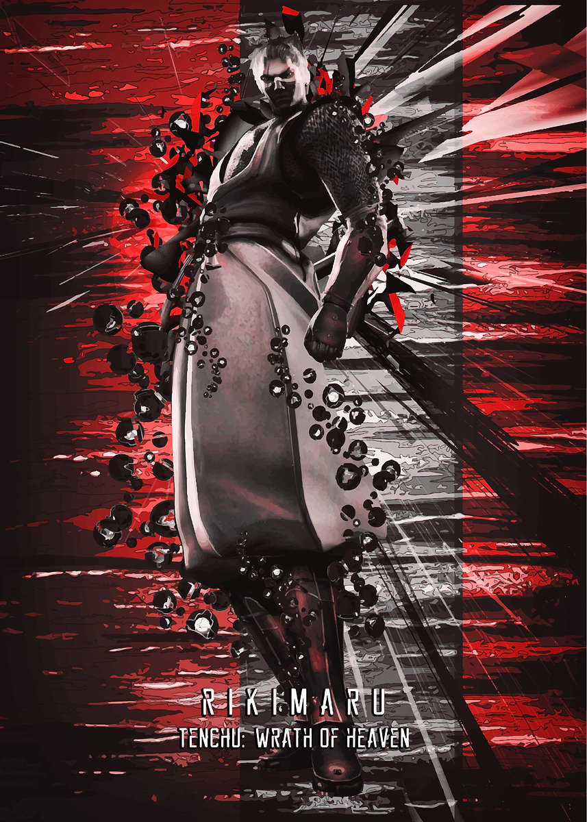 Tenchu wrath of heaven rikimaru' Poster, picture, metal print