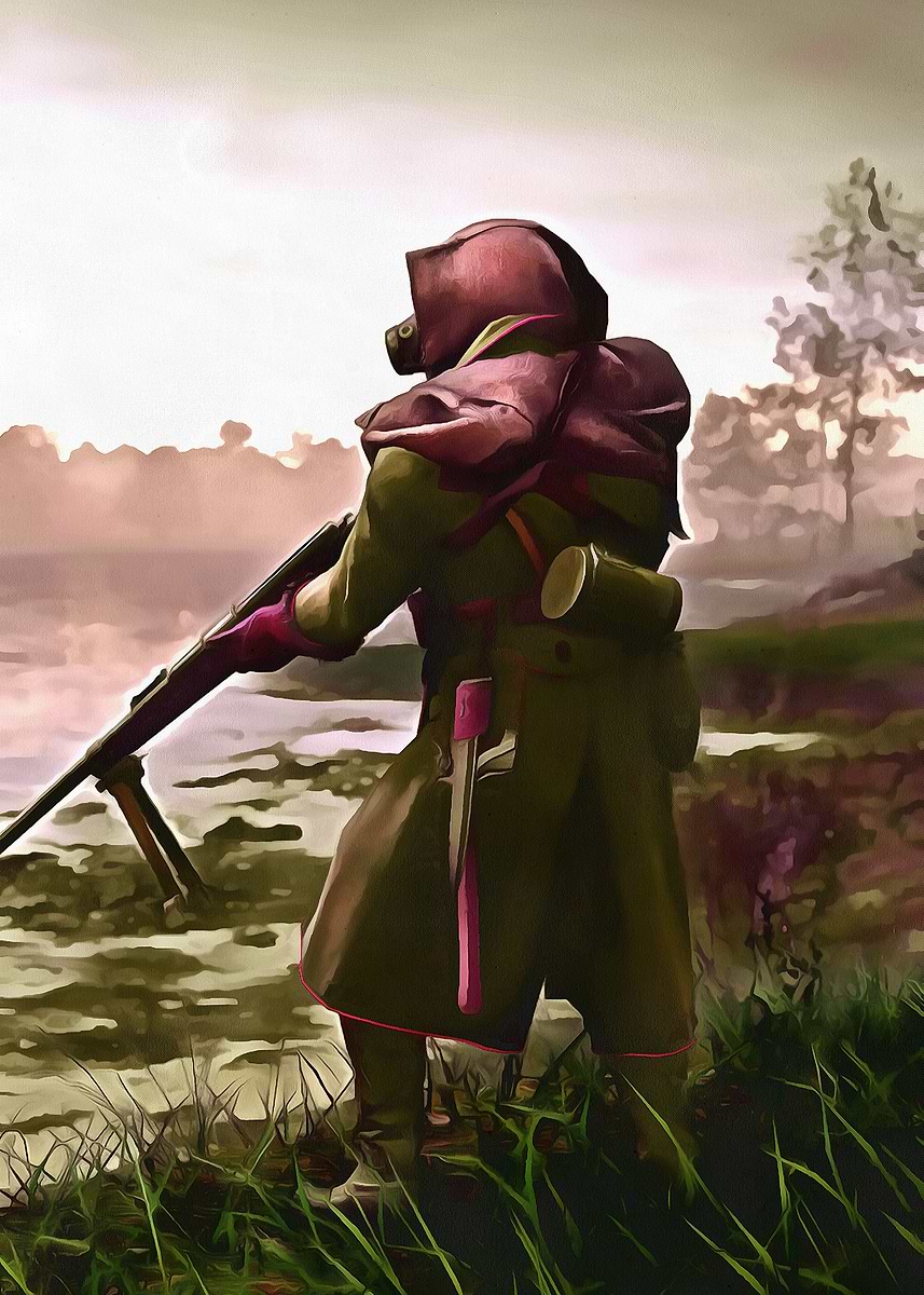 Battlefield 1' Poster, picture, metal print, paint by Qamar Iqbal