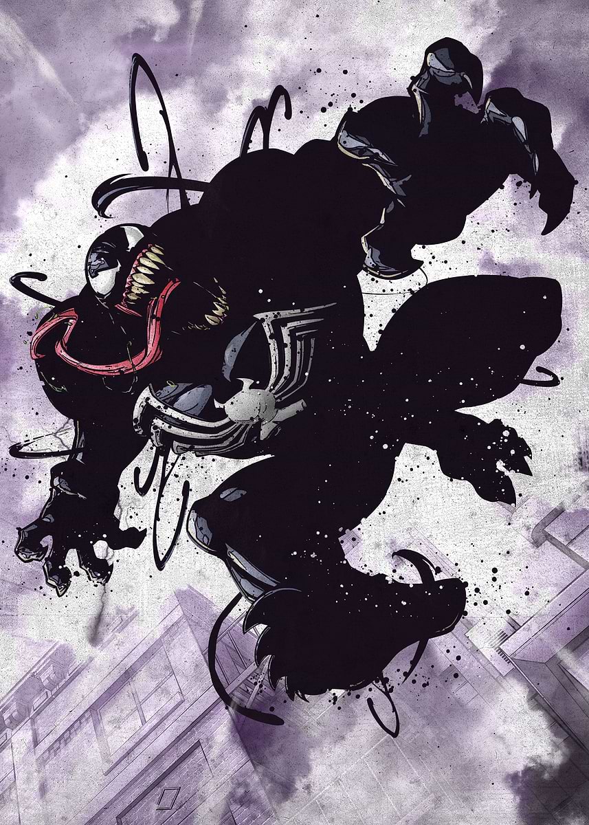 Venom ' Poster, picture, metal print, paint by Marvel | Displate