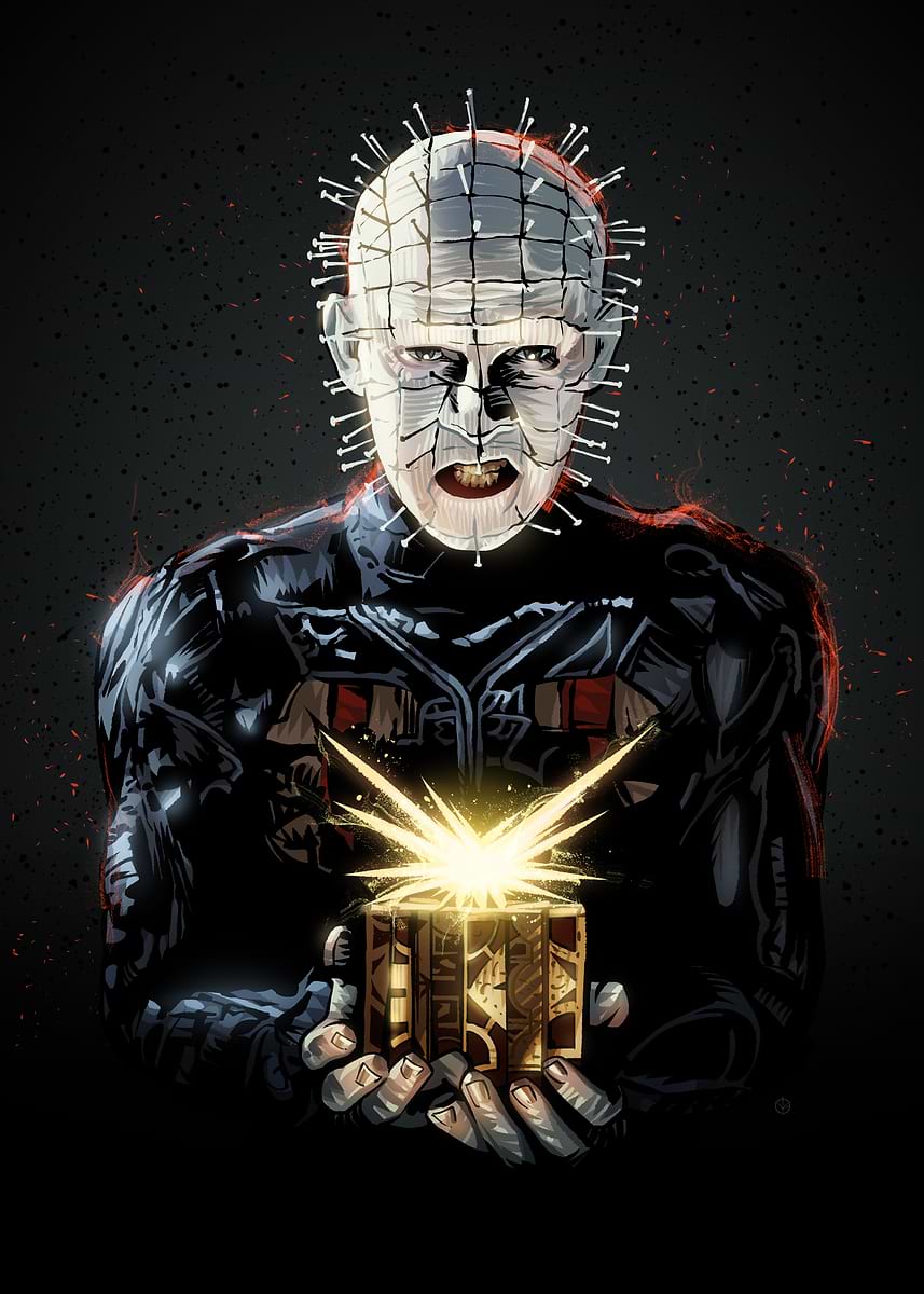 Hellraiser' Poster, picture, metal print, paint by Nikita Abakumov