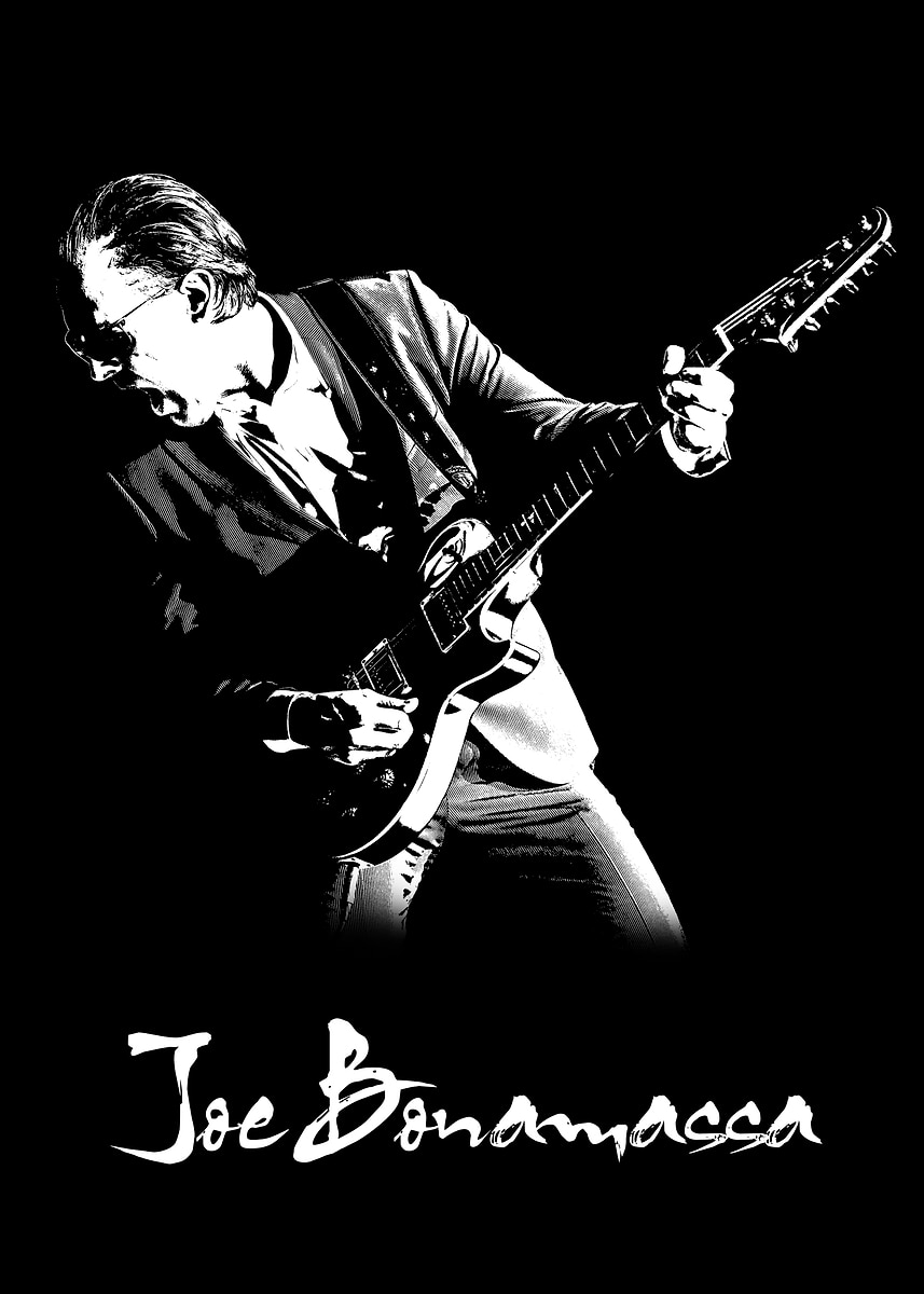 Joe Bonamassa Blues Guitarist Sticker - Decal For Cars, Laptops, Windows & More
