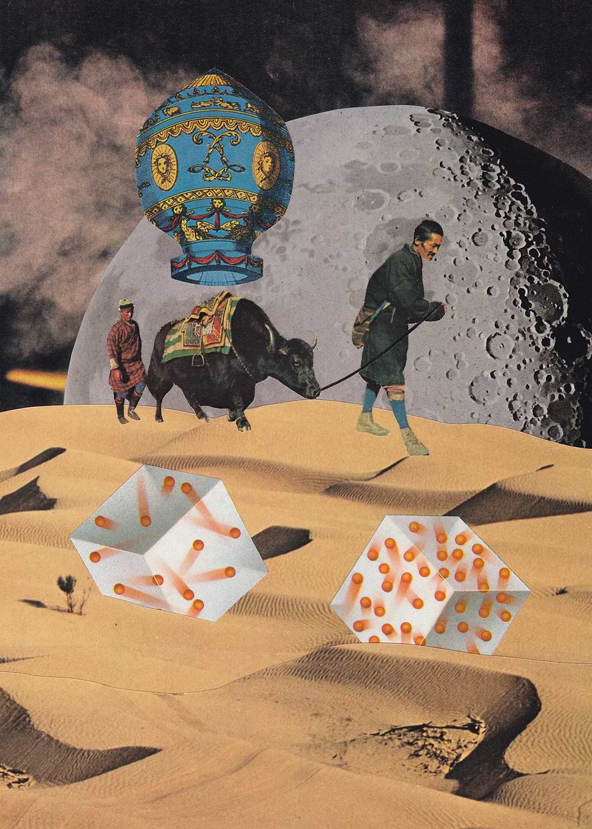 'Nowhere [collage]' Poster, picture, metal print, paint by Lerson ...