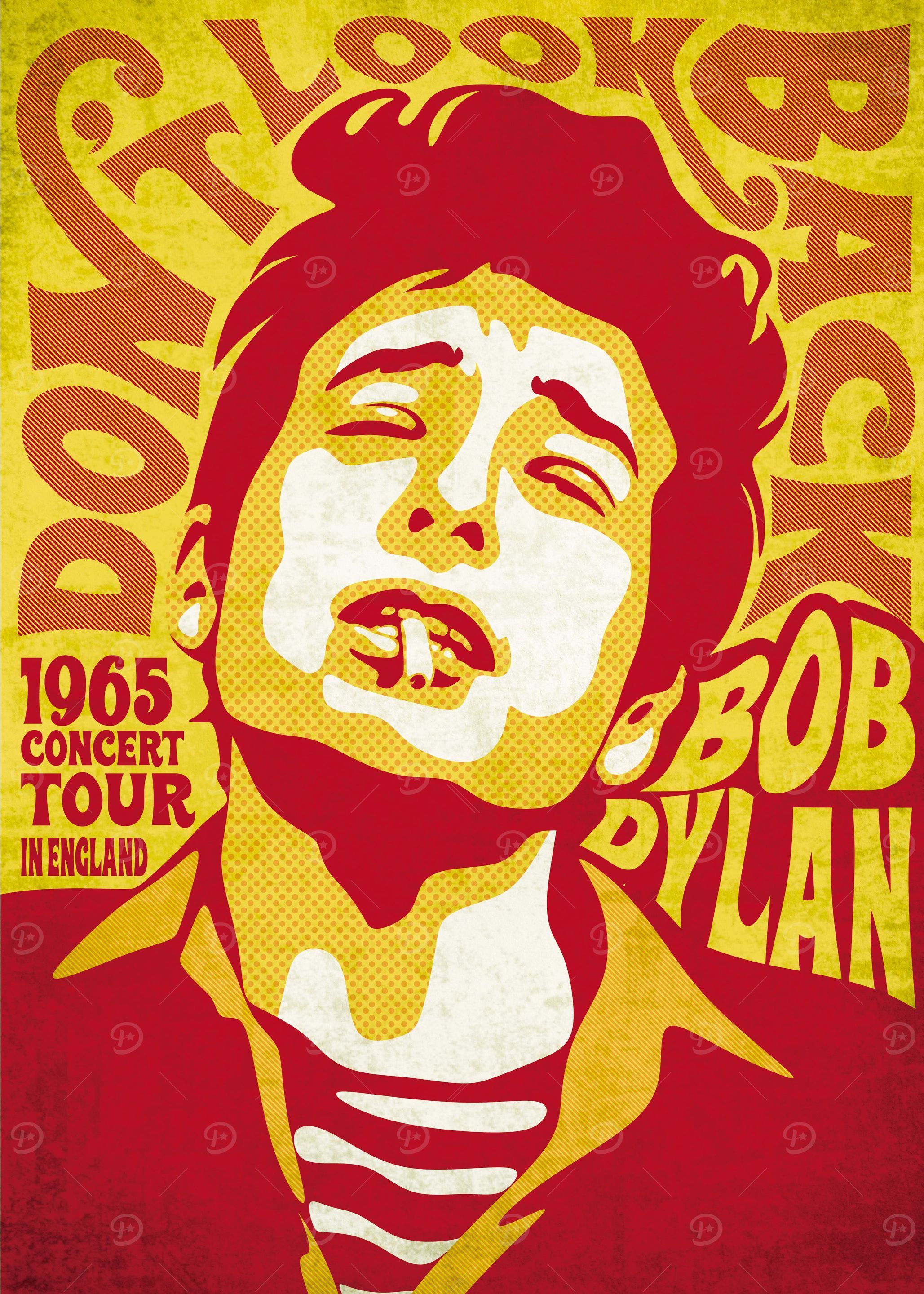 bob dylan' Poster, picture, metal print, paint by Popart PosterS