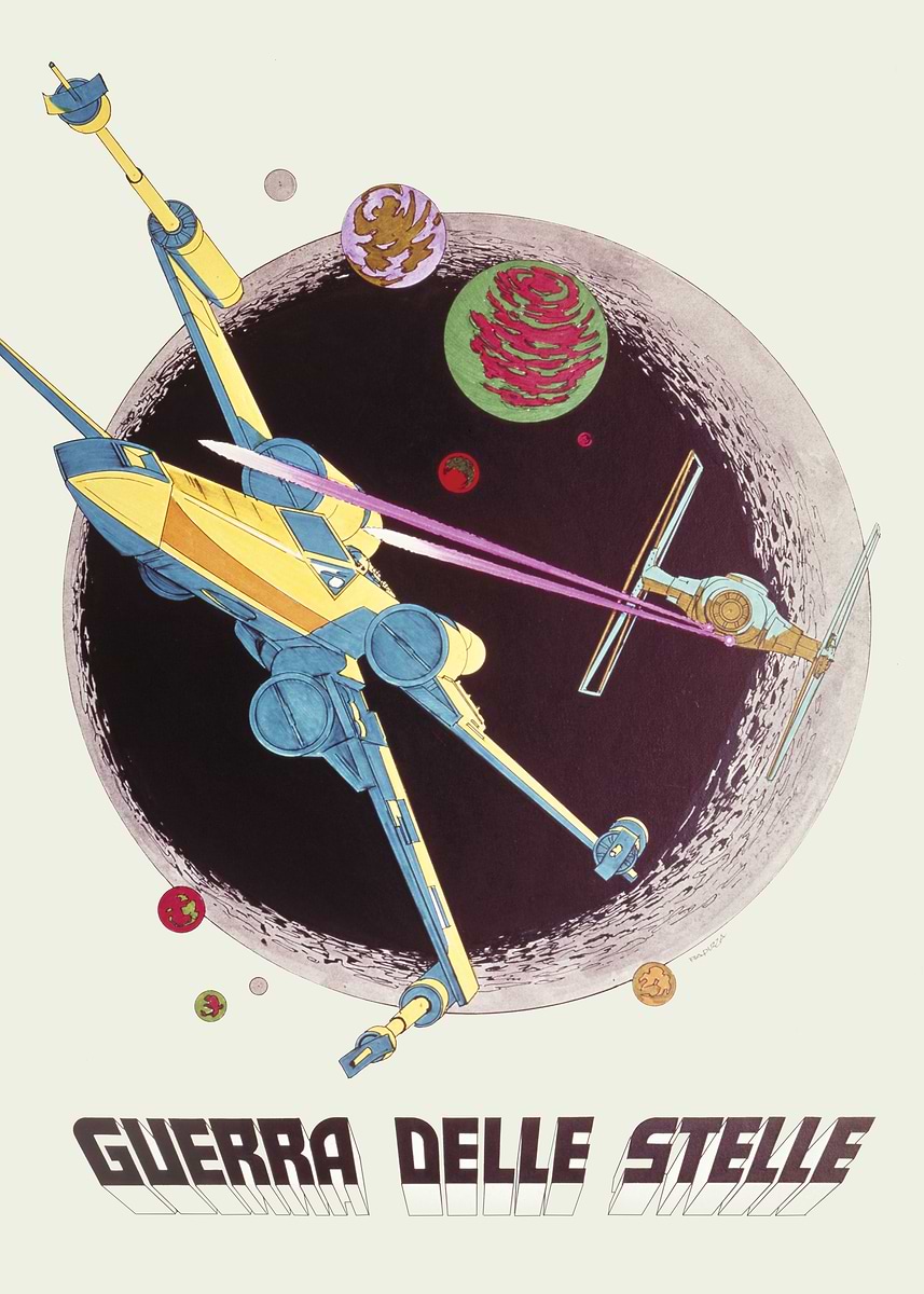 Guerra Delle Stelle' Poster, picture, metal print, paint by