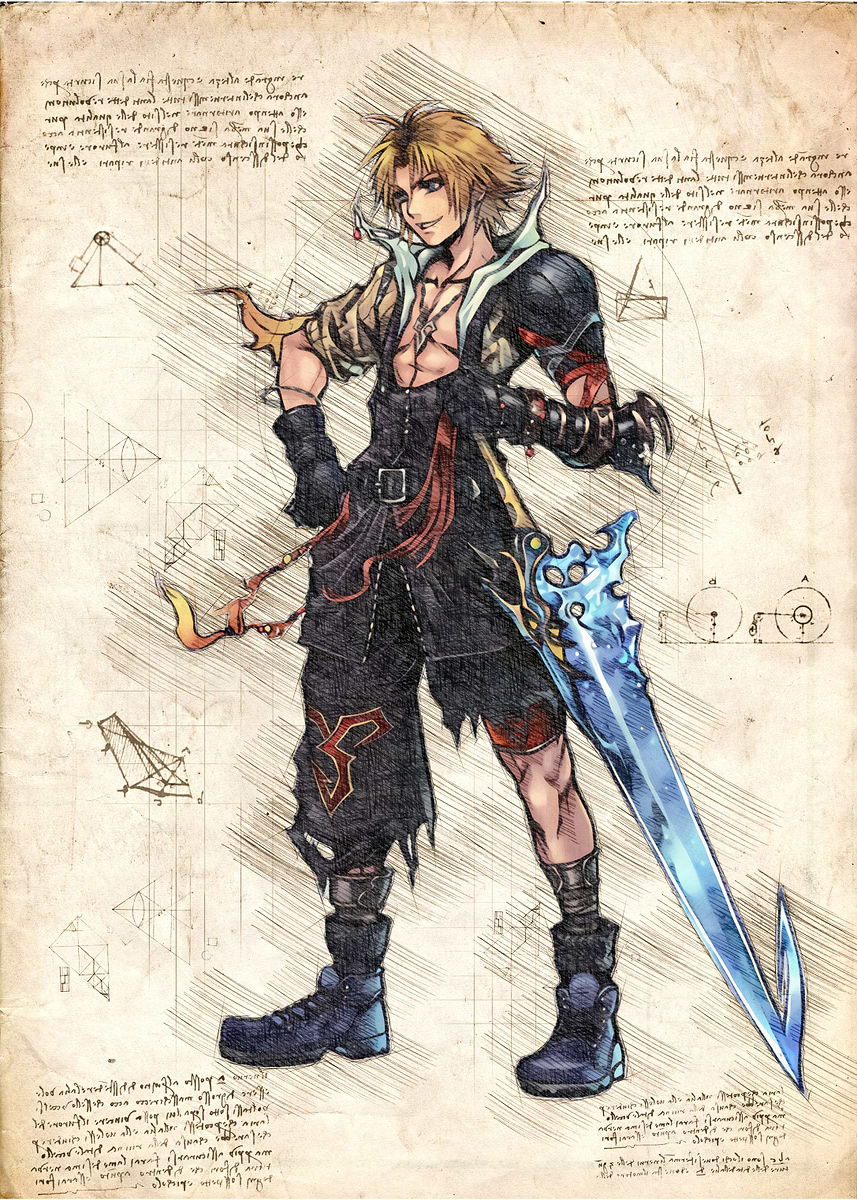 Tidus FFX' Poster, picture, metal print, paint by Geeky posters