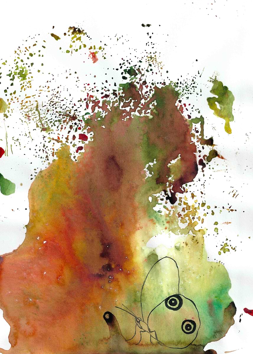 Butterfly Explosion Poster, Picture & Metal Print – Abstract Art | Displate
