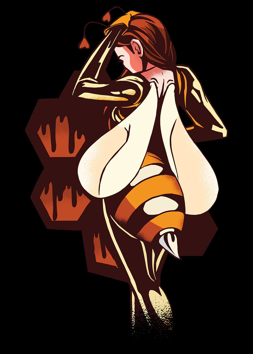 SUPERDUCK　SET072B Sexy Bee Dress 蜂ガール s-l400.png